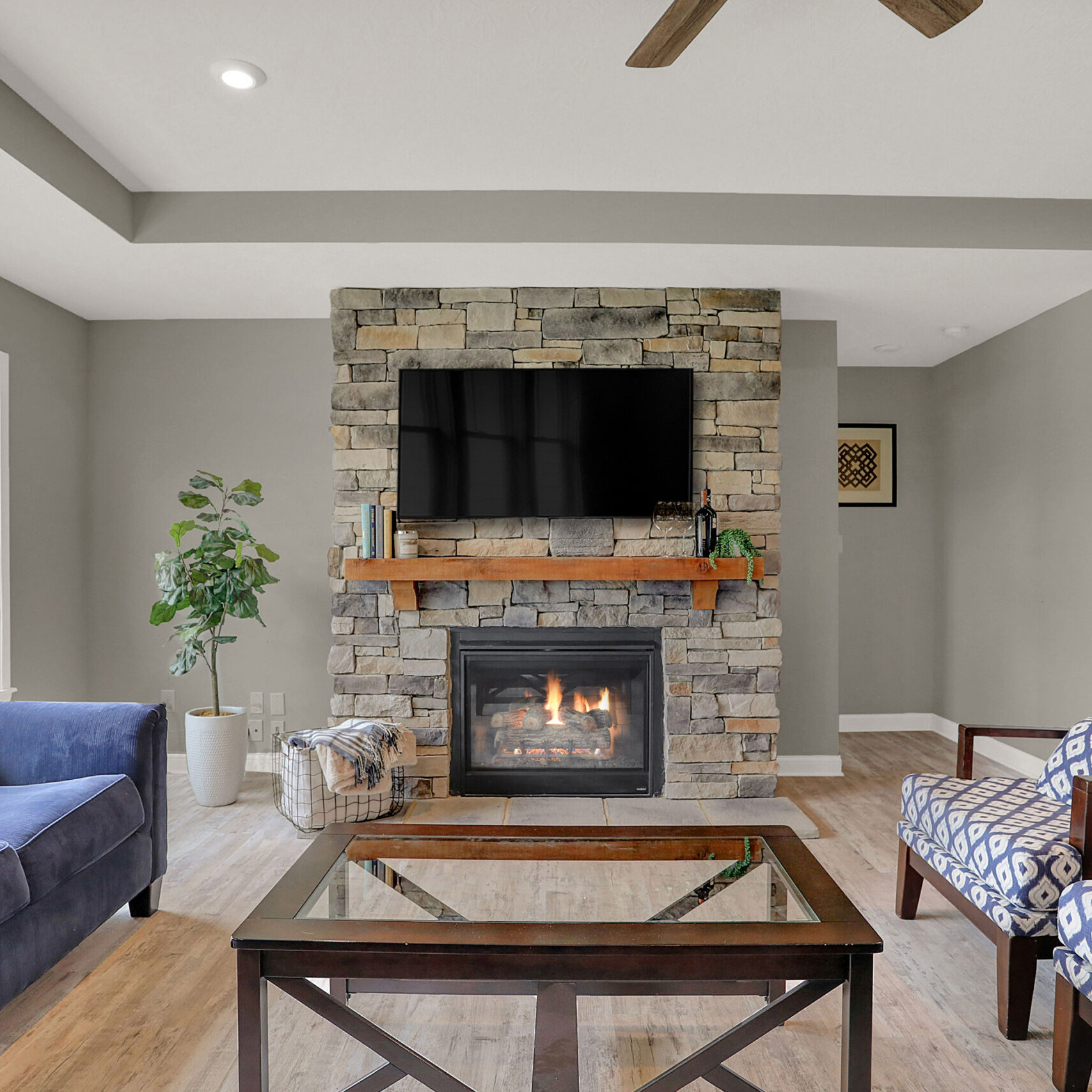 Fireplace surround